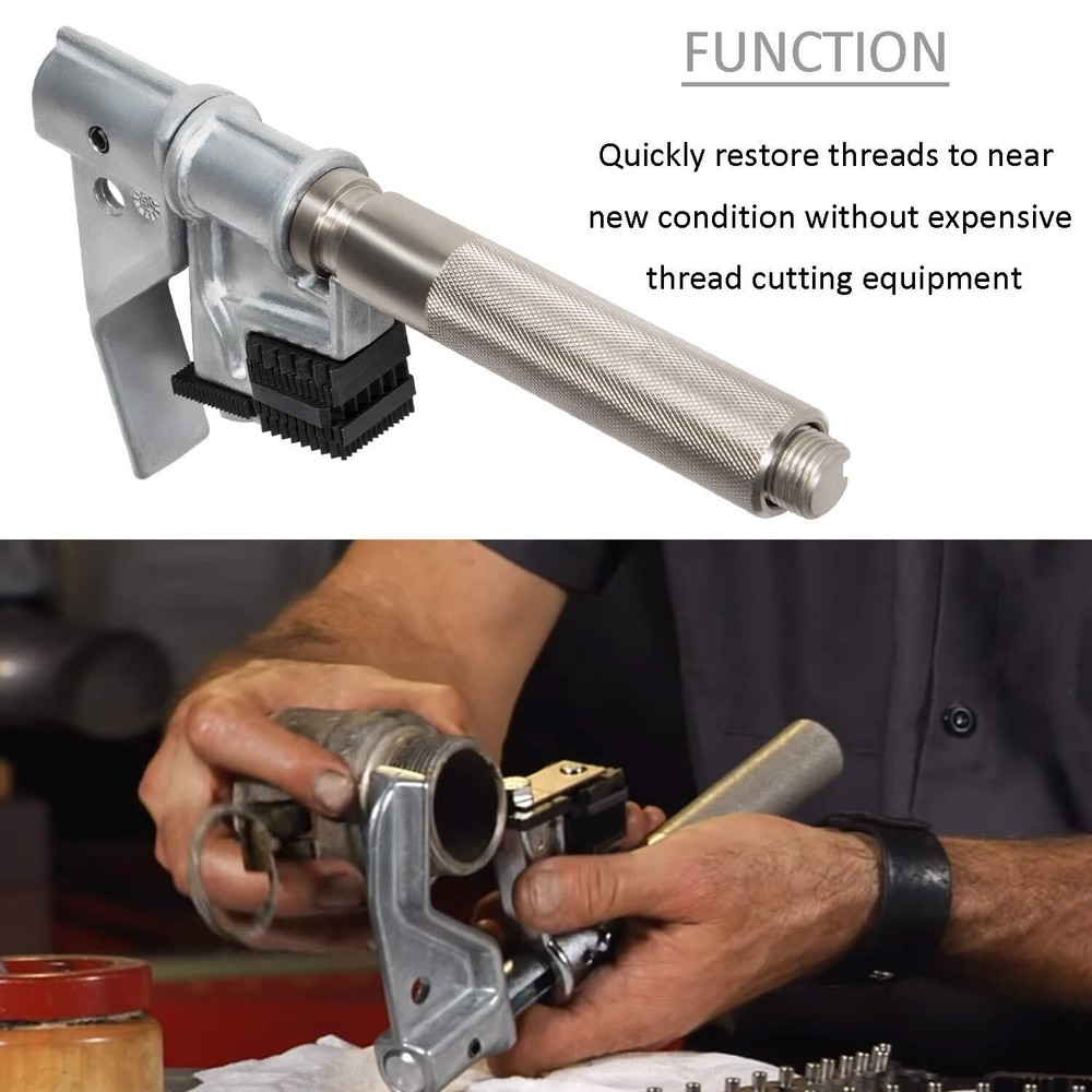7402 Thread Chaser Tool Set & No.202817 Metric Die Set 3pcs Restore Threads