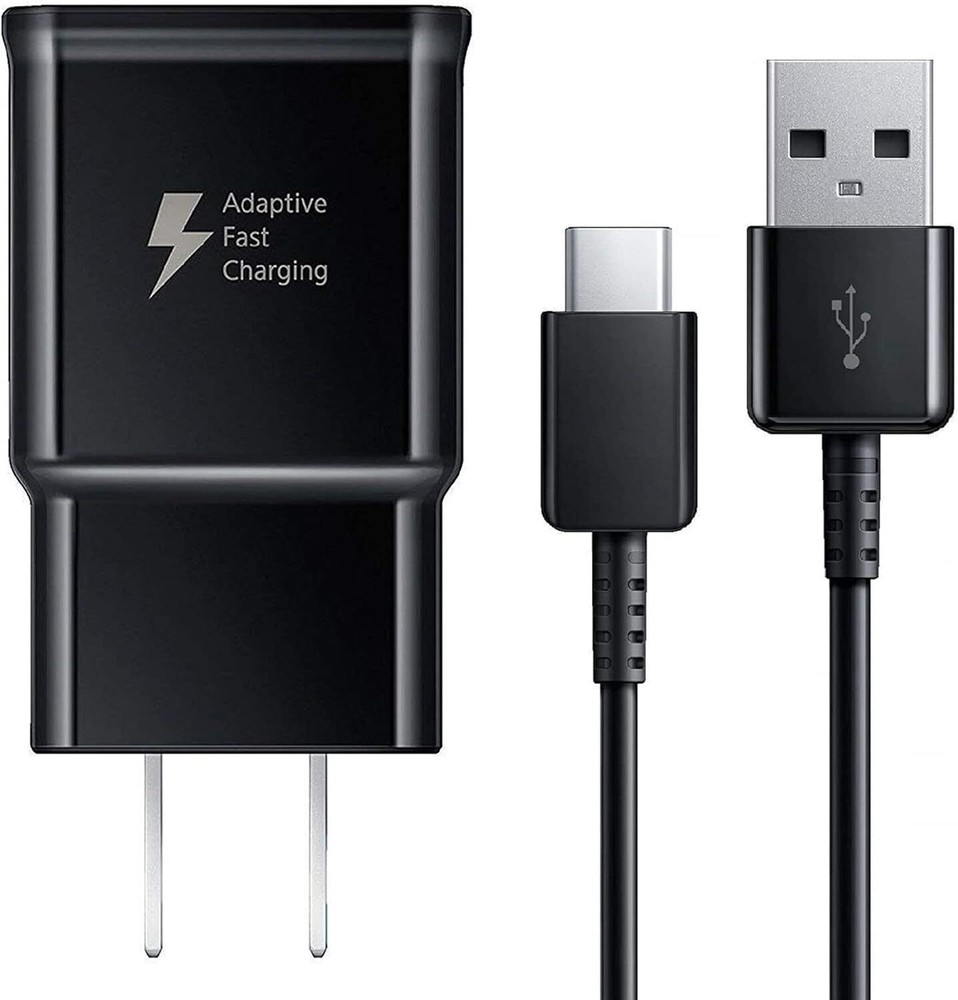 Adapter Fast Charger Type C With Phone Charging Cable For Samsung Galaxy Android