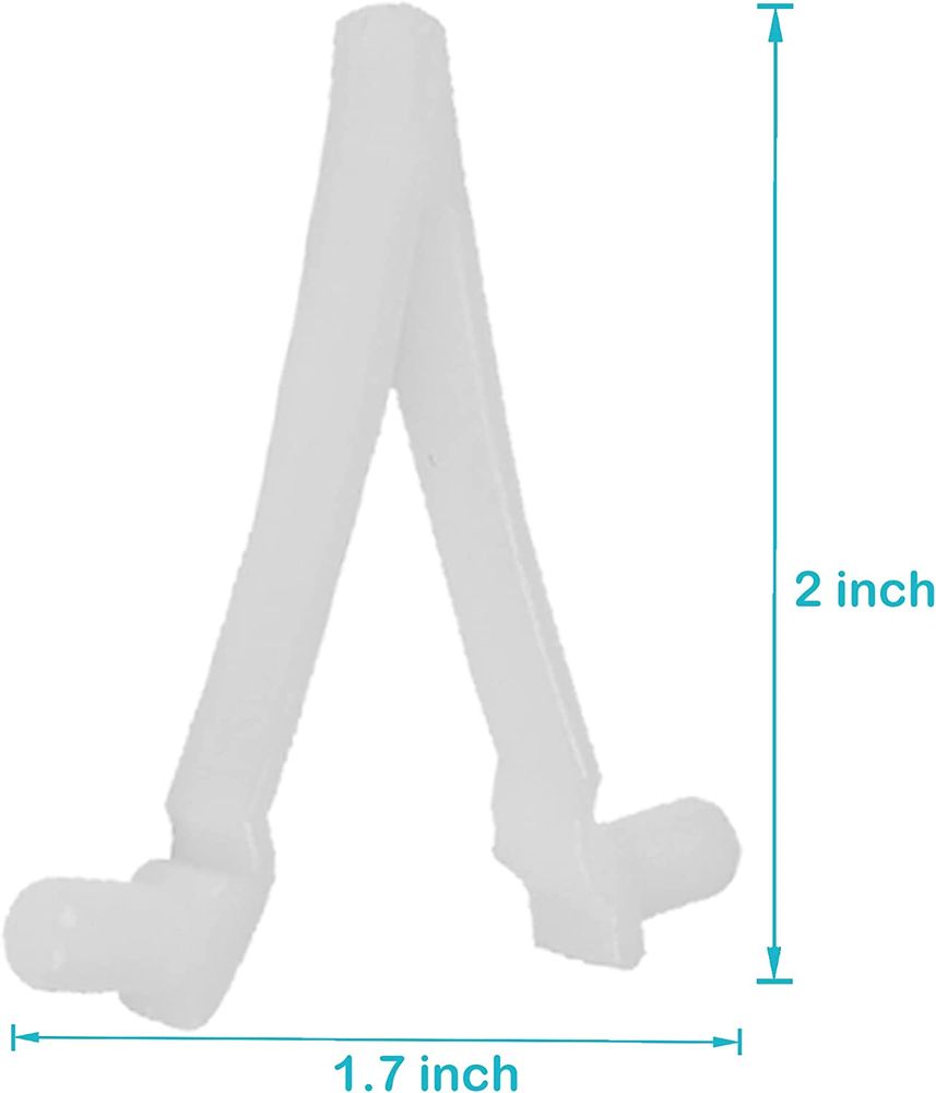 (21-Pack) Replacement Pool V-Clips - Pool Brush Plastic Clips/Pool Pole Net Cli