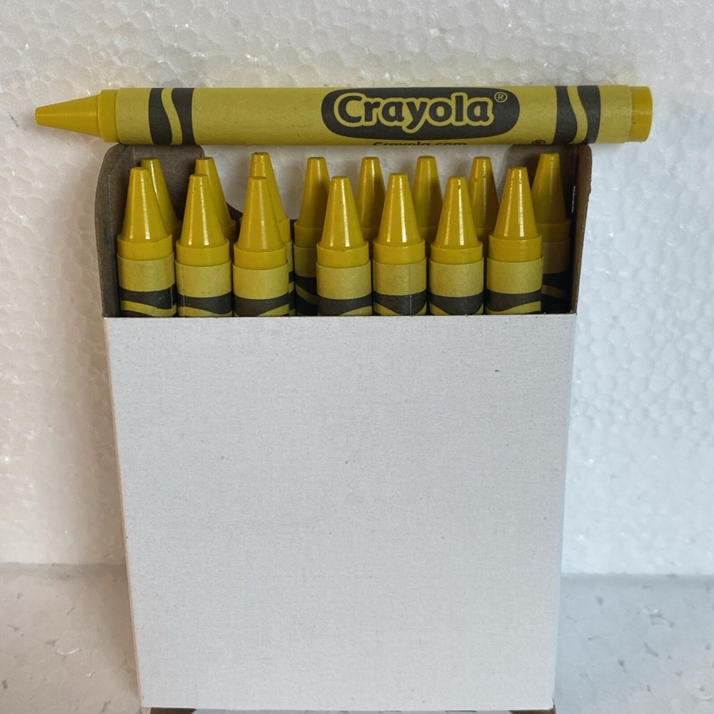 (16) Crayola Crayons (yellow) BULK