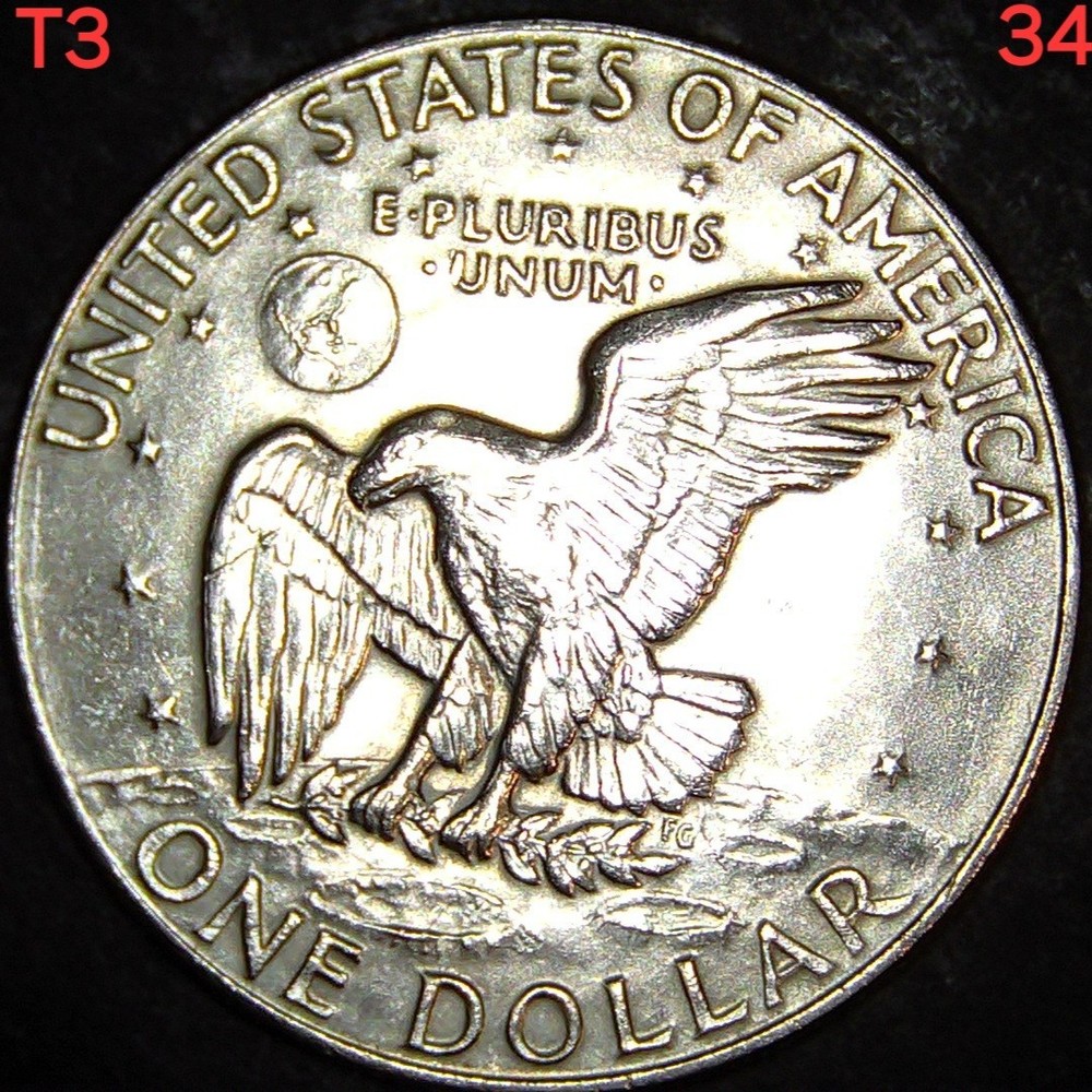 💥💥1978 D ERROR "Ike" Eisenhower $1 Almost Uncirculated💥💥