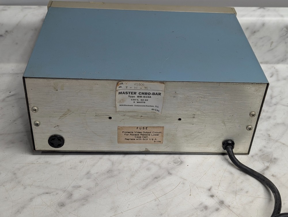 RCA Model Type # WR-515A Master CHRO-BAR Generator