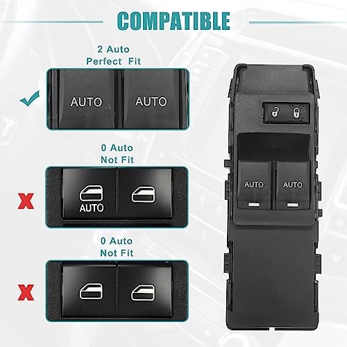 ACROPIX Front Left Driver Side Power Window Switch Fit for Dodge Challenger
