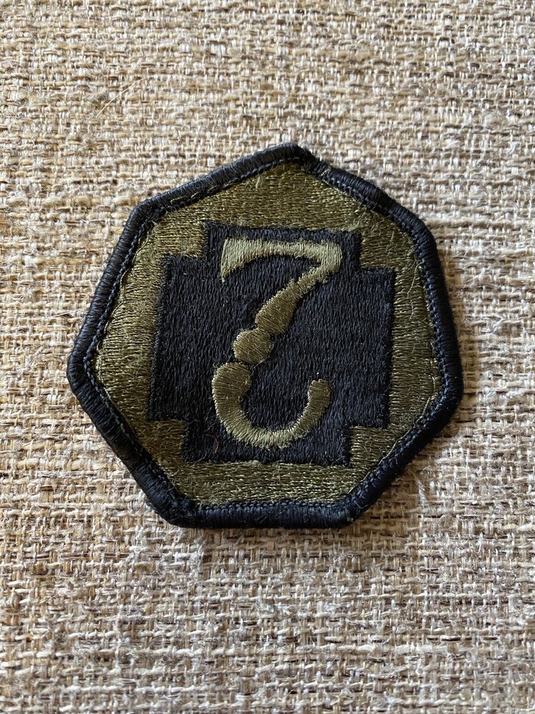 US Army 7th Medical Command Subdued Patch INV4141