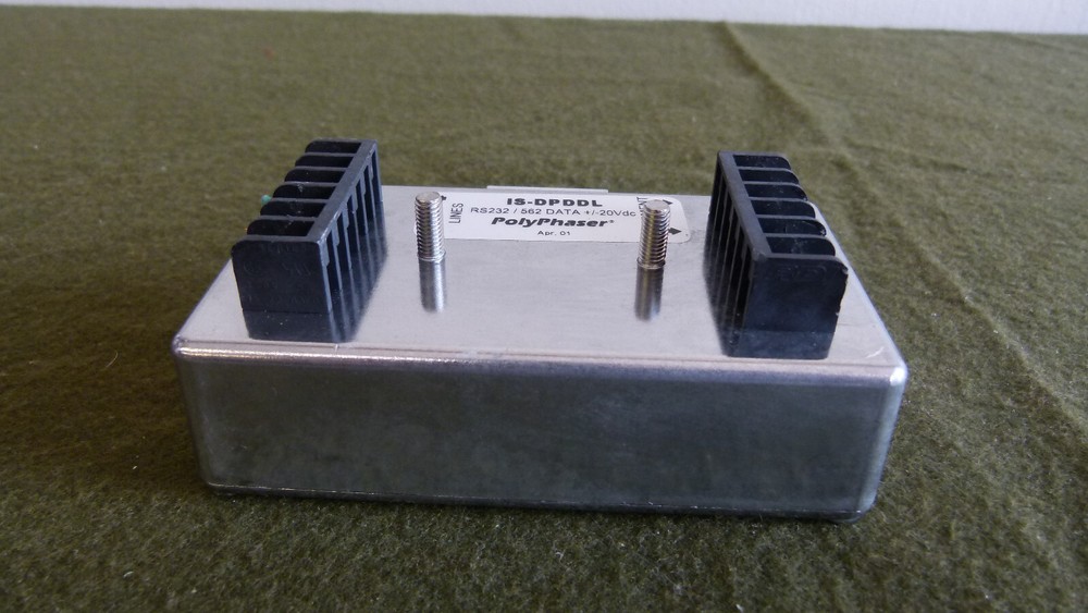 Polyphaser IS-DPDDL RS232/562 DATA +/20VDC Impulse Suppressor/Protector (#1)