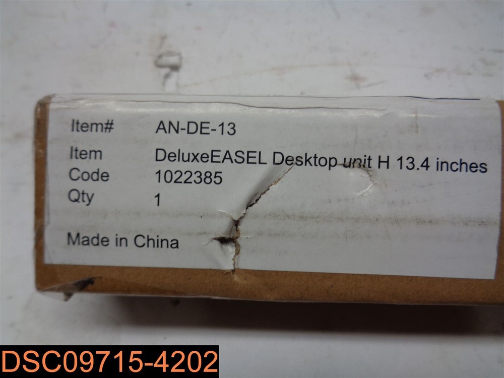 Deluxe Easel Desktop Unit 13.4" 1022385 AN-DE-13