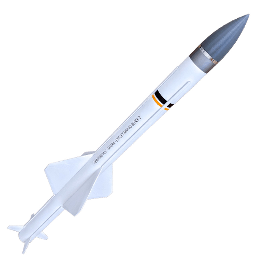 Rocketarium Flying Model Rocket Kit Exocet MM40  RK-1046