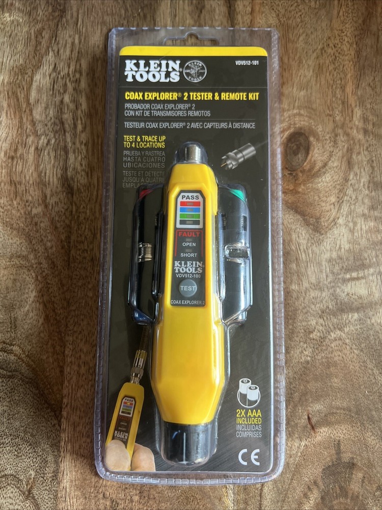 Klein Tools VDV512-101 Coax Explorer 2 with Remote Kit - New Sealed