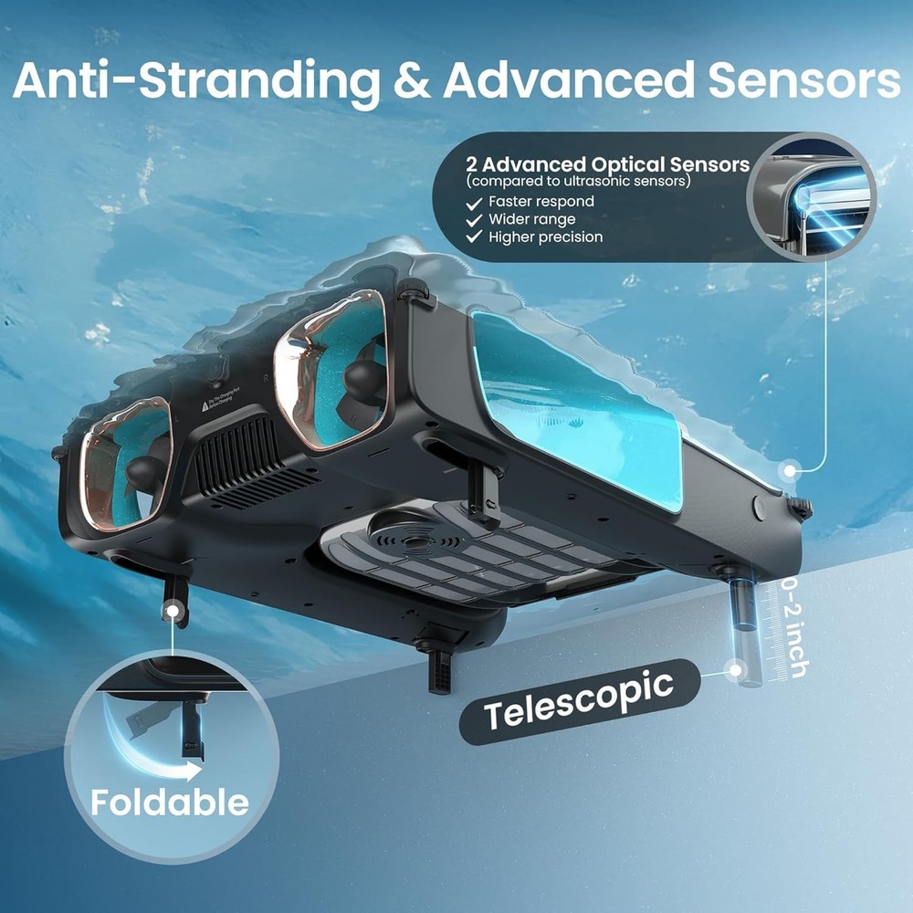 AIPER Surfer S2 Solar Powered Pool Surface Skimmer Robot with APP Support™