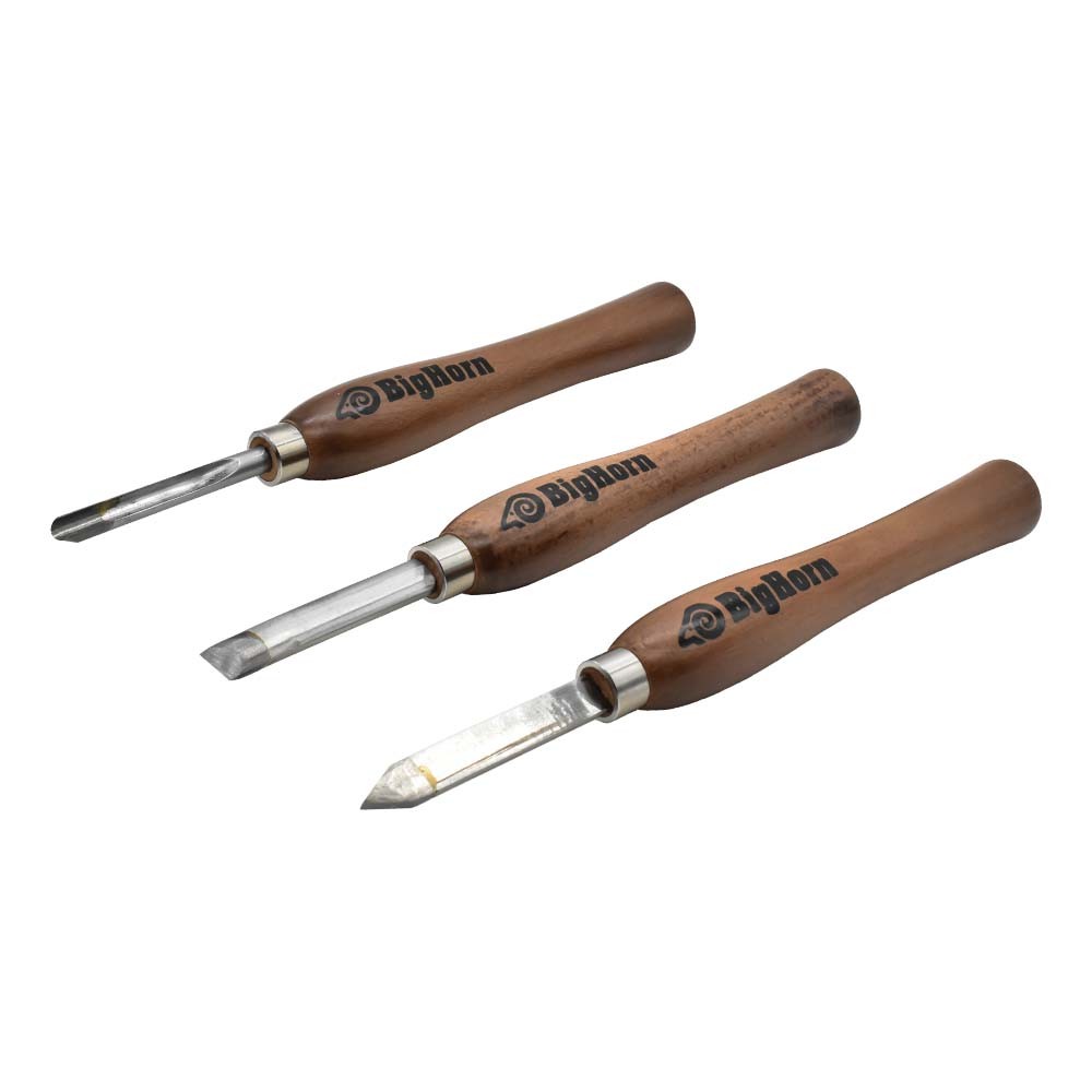 Big Horn 26155 3 Piece Pen Turning Chisel Set