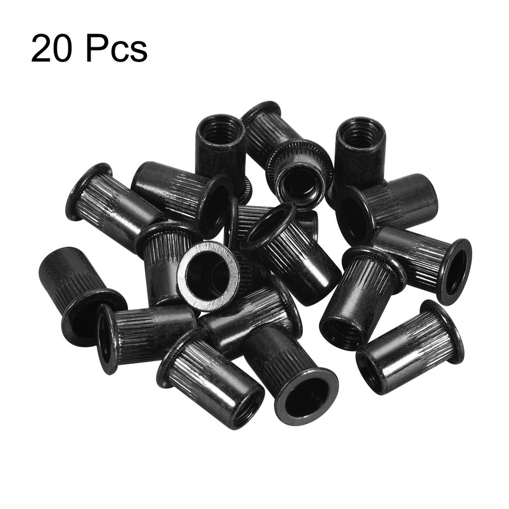 20 PCS M8 Rivet Nuts, Black