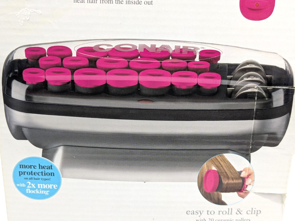 2012 Conair Hot Clips Fast Heat Ceramic Rollers 20 Count V10258