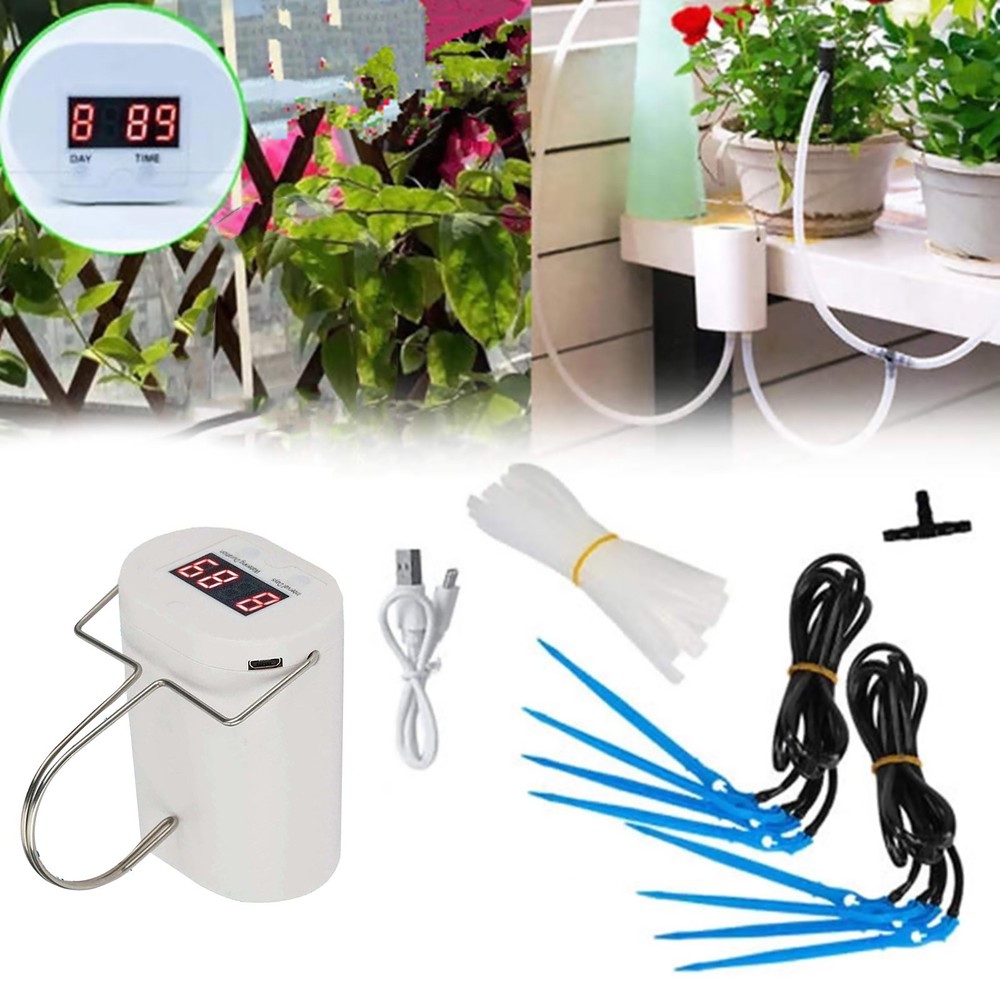 Smart Watering Device with Auto Stop Function When Water Source is Depleted