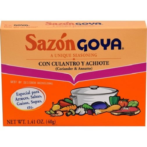 Goya Sazon Culantro y Achiote