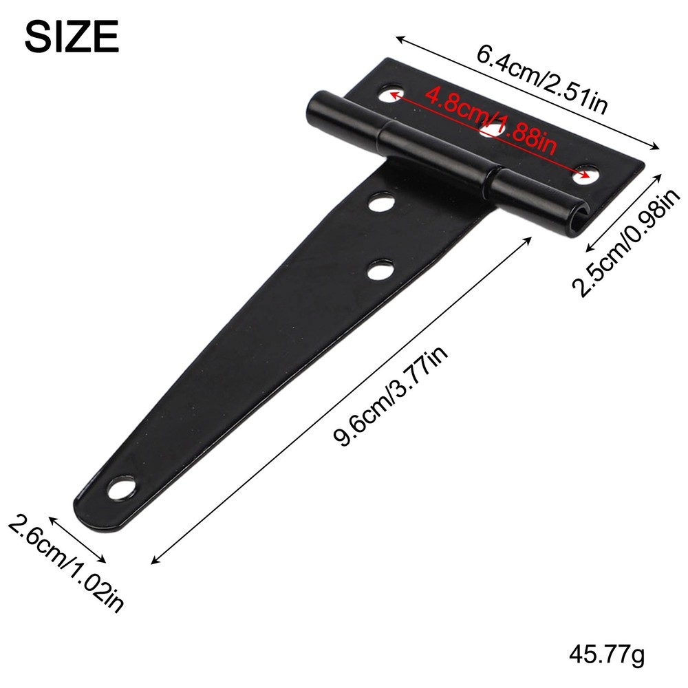 5Inch TStrap Hinges Perfect for Rustic For Barn and Modern Garden Doors
