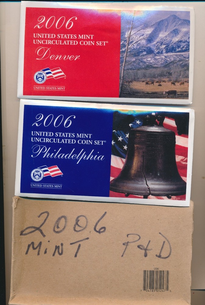 2006 US MINT UNCIRCULATED COIN SET P D