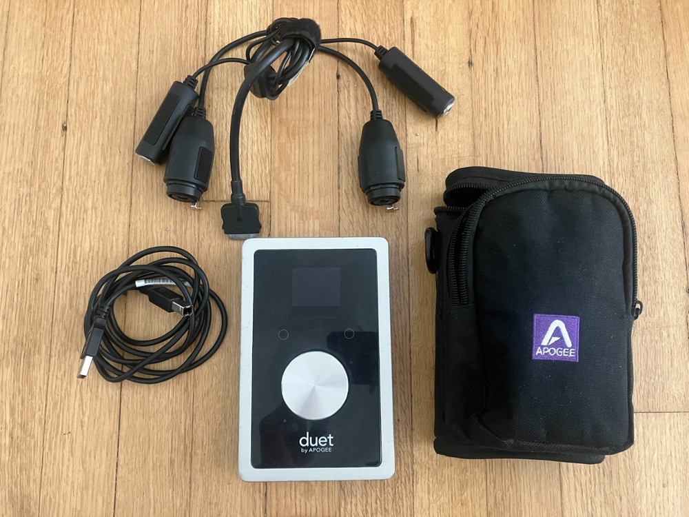 Apogee Duet 2 USB 2.0 Audio Interface Breakout Cable Mac Breakout Cable + Pouch