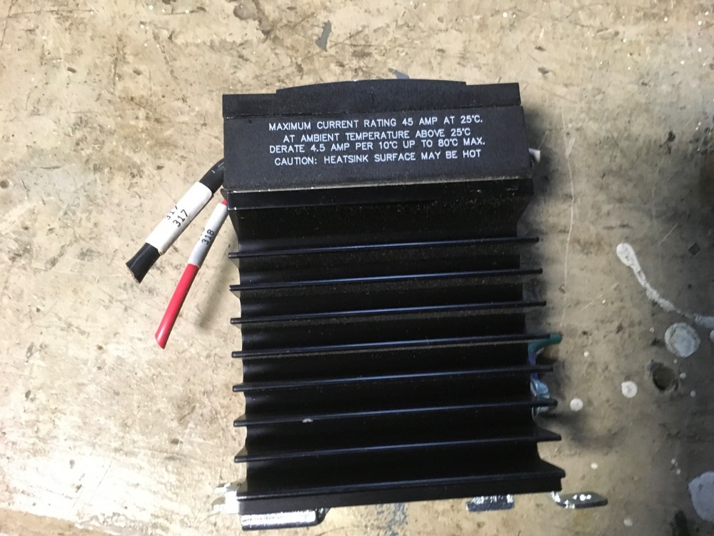 CRYDOM Solid State Relay #CMRD2445, input-3-32vdc, output-120/250vac 45amp