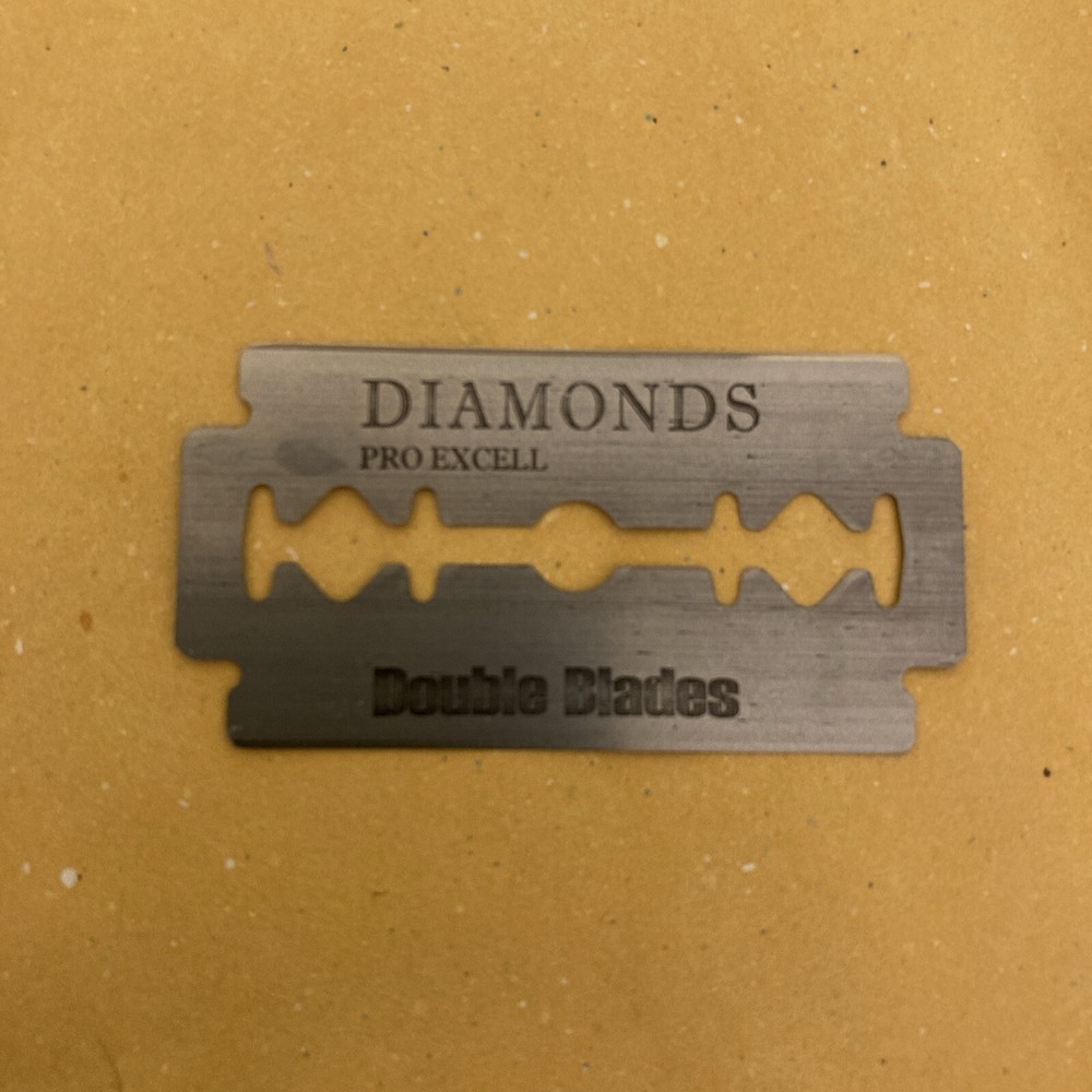 5 Double Edge Razor Blades, Diamond Pro Excell