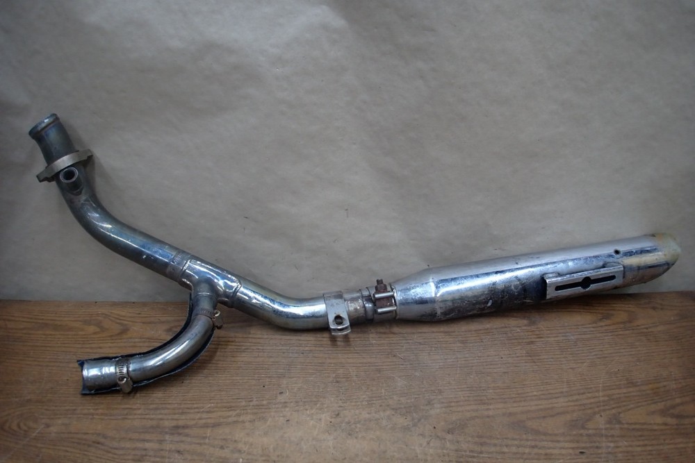 HARLEY DAVIDSON CHROME SCREAMIN EAGLE II EXHAUST PIPE HEADER MUFFLER
