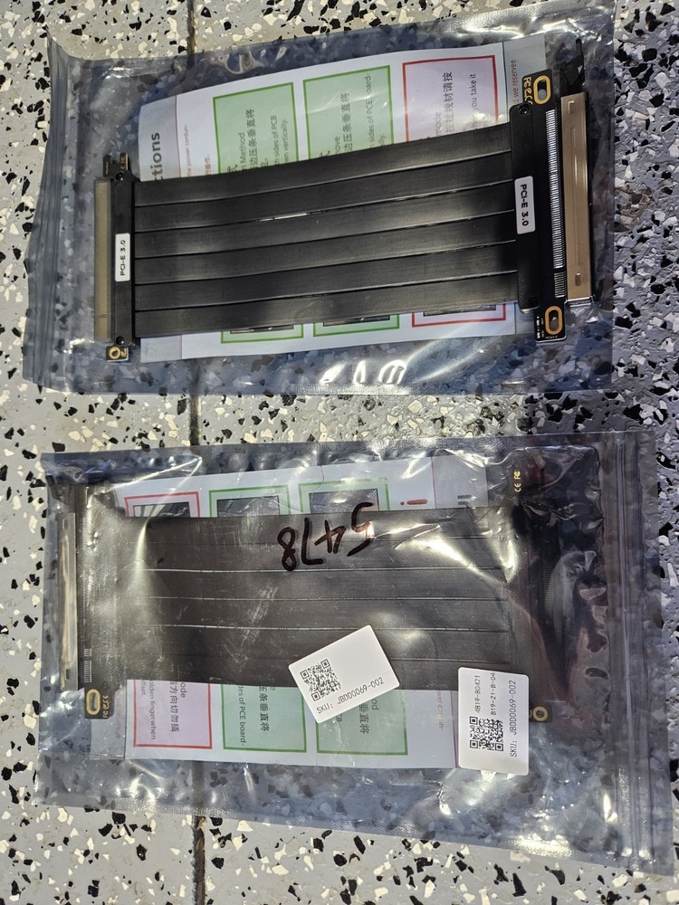 GPU PCI-E 3.0 180° Riser Card Extension Cable Flexible X16