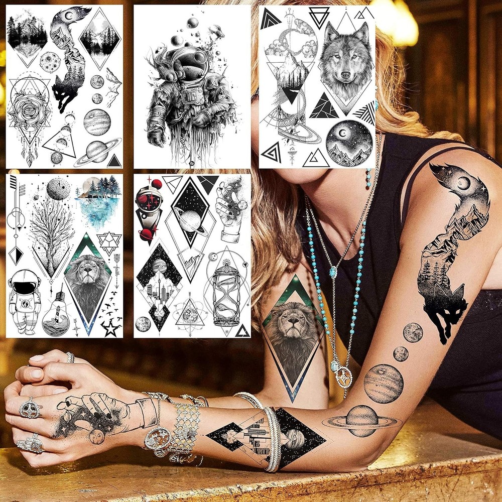 Outer Space Temporary Tattoos for All Ages