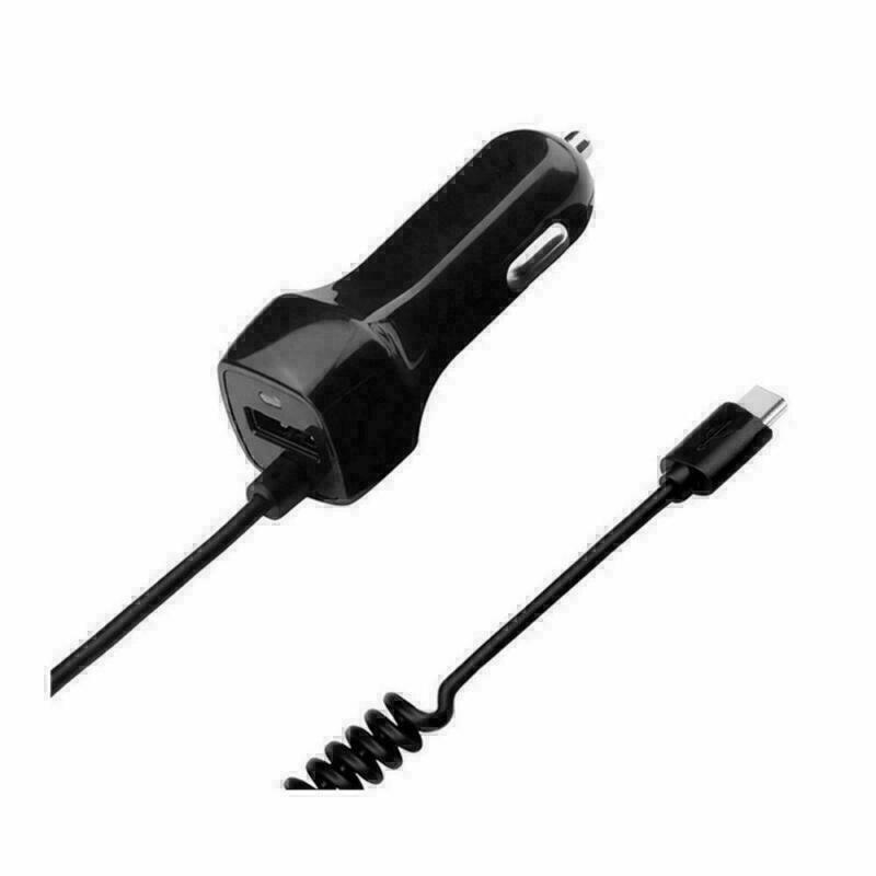 For Android Samsung Cell Phone FAST Rapid Car Charger Type C Micro USB Charging