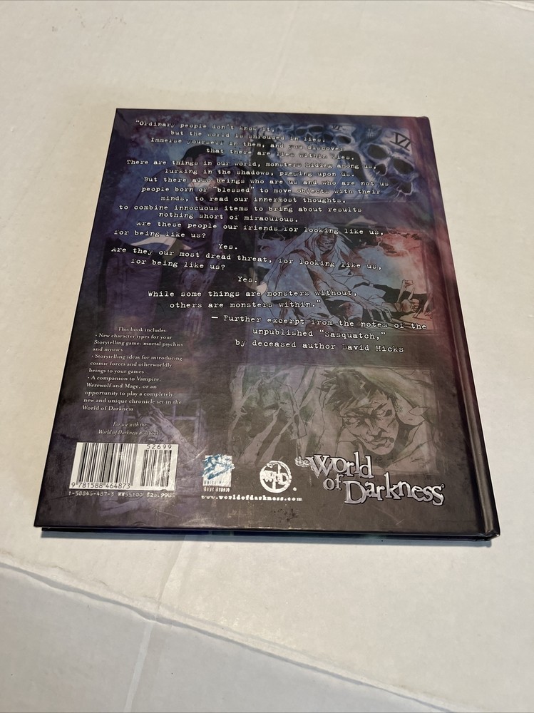 White Wolf World of Darkness Revised Second Sight VG