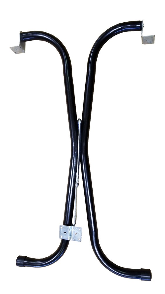 2 PACK | BLACK 27.5" FOLDING Table Leg color rv camper | FLT-BLK-2PK