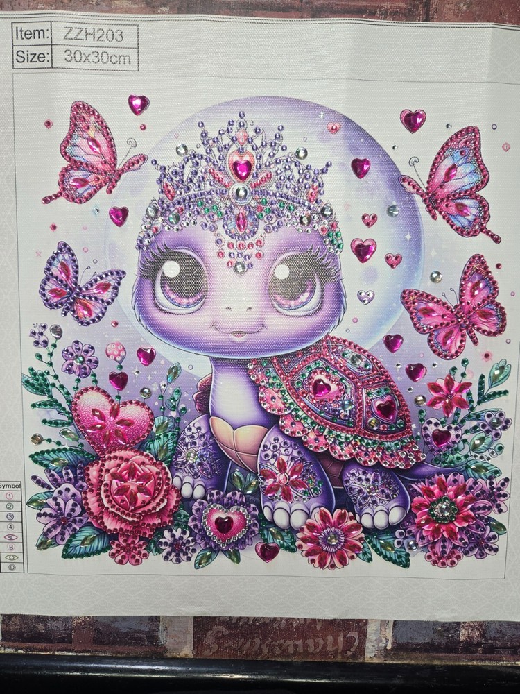 Turtle diamond kit completed