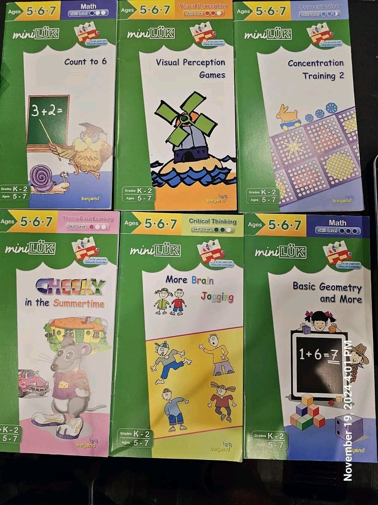 miniLUK Brain Challenger. 15 books.