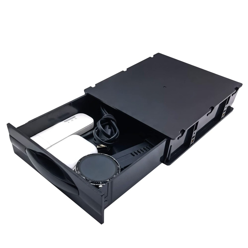 Black Desktop Computer ATX/MATX Hard Drive Mobile Blank Rack Drawer Tray Comp...