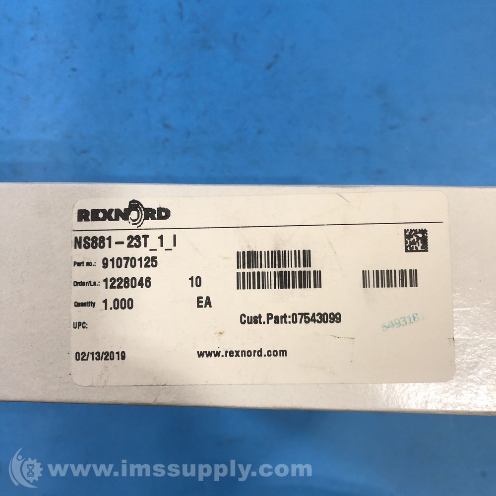 Rexnord 91070125 Flat Top Chain Sprocket FNFP