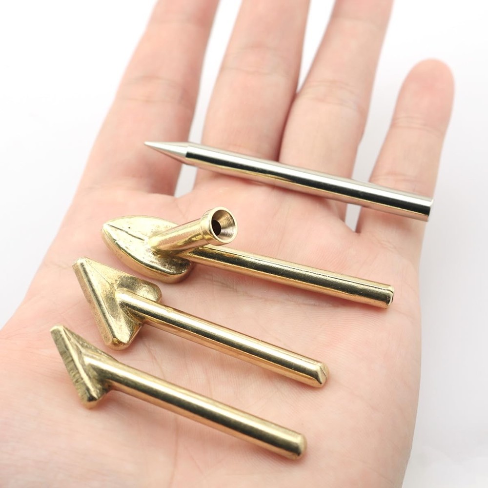 ZYAMY 4PCS Plastic Soldering Tip Triangle Smoothing Iron Tip...