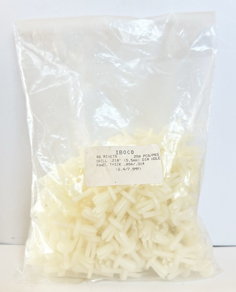 Iboco R6 (Ductafix) Rivets Bag Of 250 Electrical Panel Rivets
