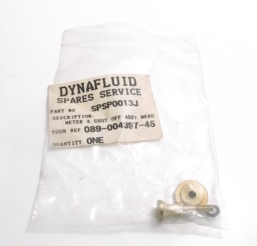 DYNAFLUID SPSP00013J Meter & Shut Off Assembly - Prepaid Shipping (Mk. 80)