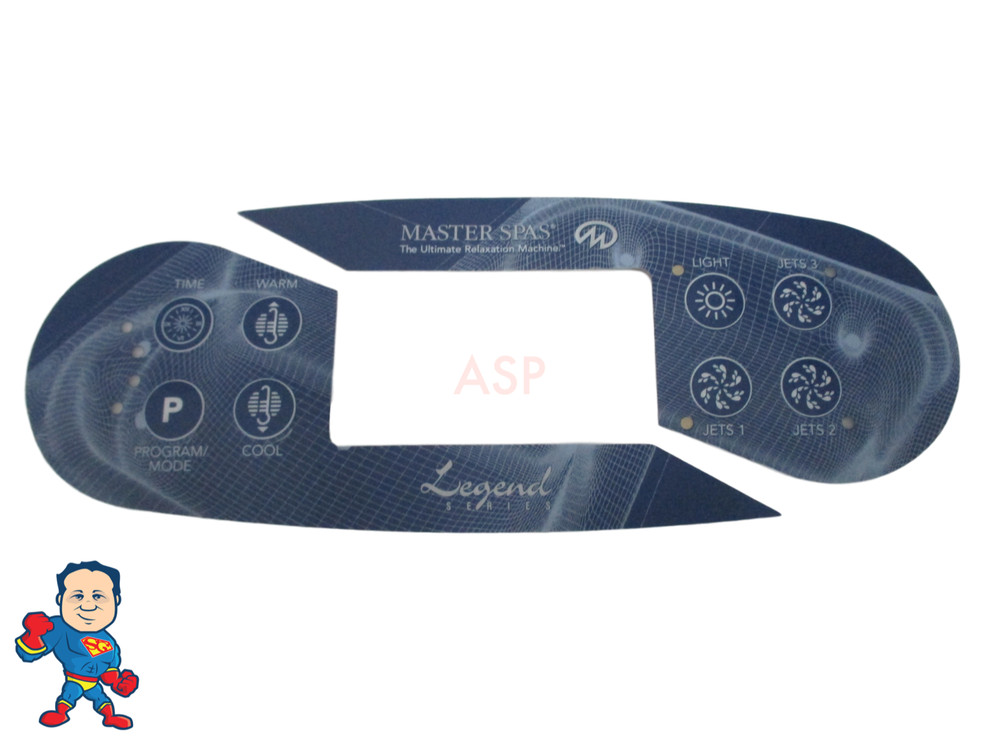 Overlay Master Spa Legend Series 2005-2012 (2) Piece (8) Button MP700