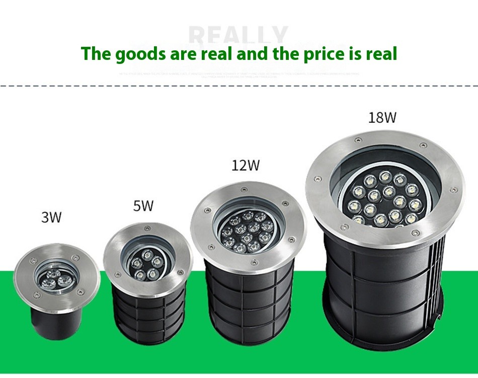 Light Source Power: 15W, Product Specifications: Golden Light - Underground Led