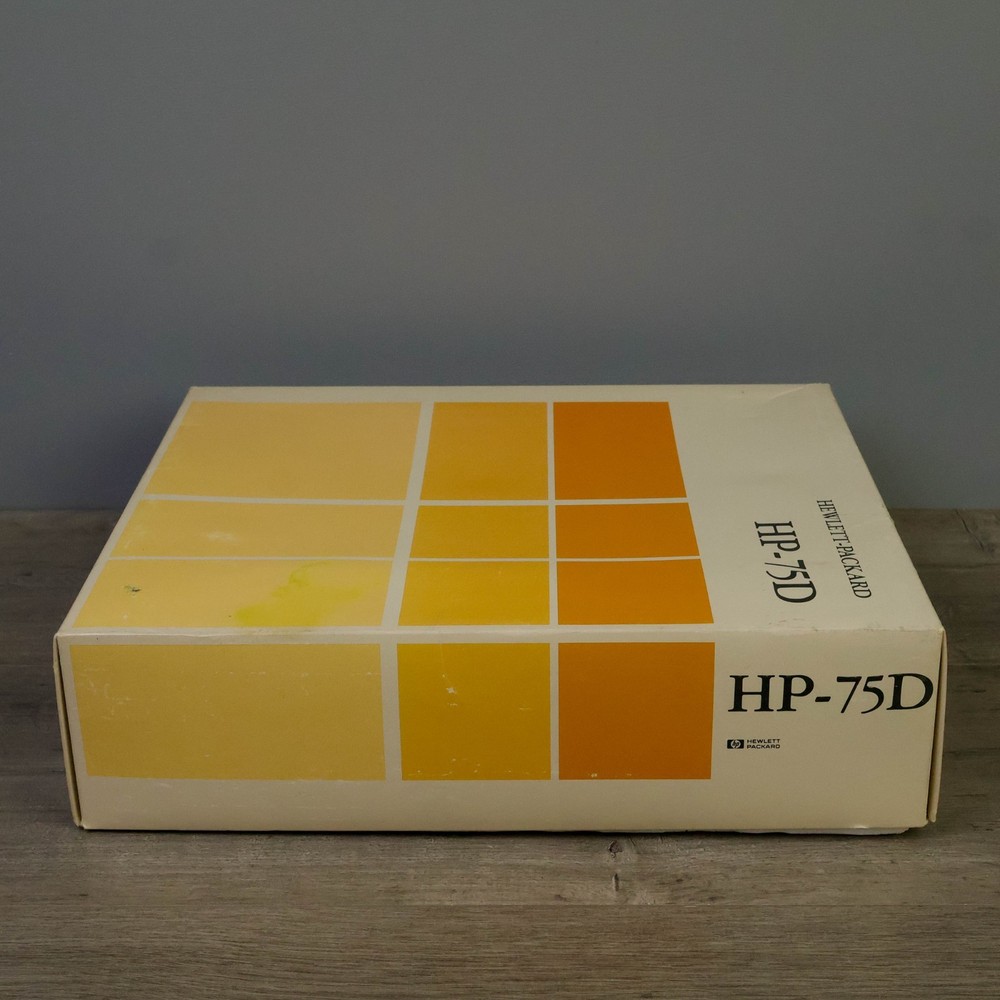 HP-75D Handheld Computer VTG Hewlett Packard EXCELLENT In Box Complete Bundle