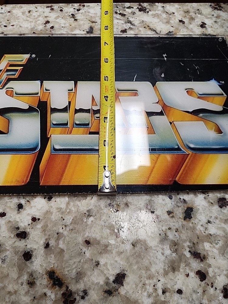 WWF Superstars Arcade Marquee / Technos / Plexiglass