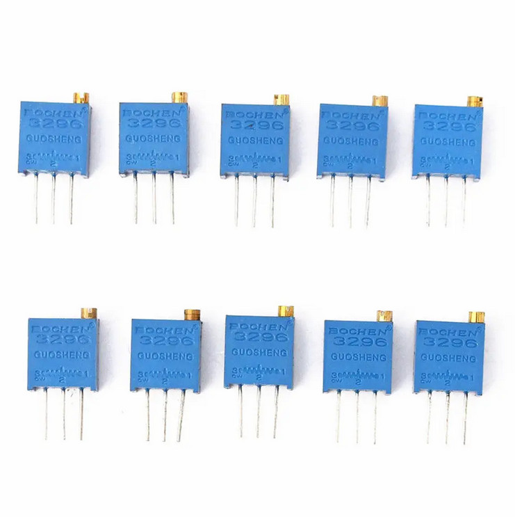 3296W Variable Resistor Kit - Multi-Turn Trimmer Potentiometer with Box
