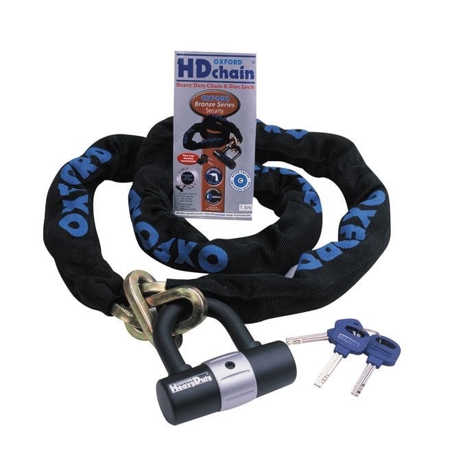 Oxford Motorcycle Security - HD Chain Lock - 1.5m (OF159)