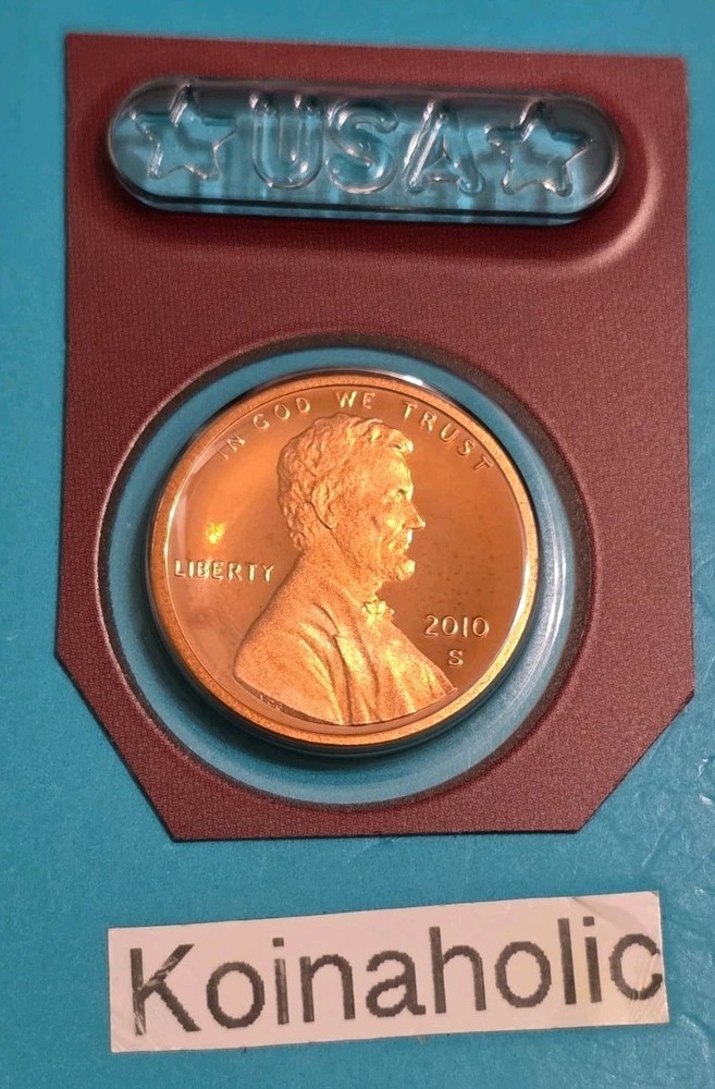 2010 S Lincoln Shield Cent Penny 1c Cameo Gem Proof 🔥 Pulled From Storage 🔥