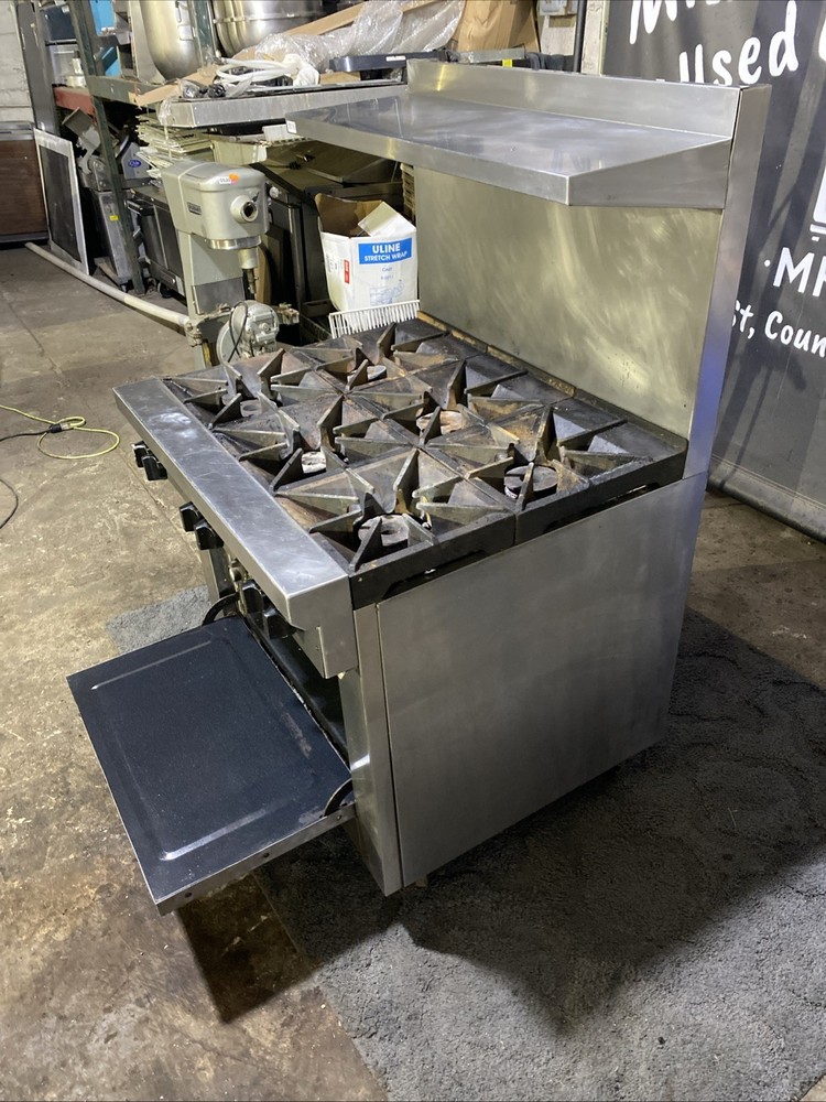 Pre-Owned Southbend Gas Range Commercial Oven Model X436D TESTED