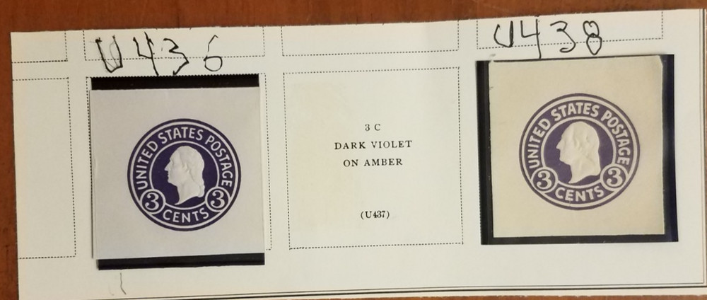 US SCOTT #436 & U438 ECS MNH.