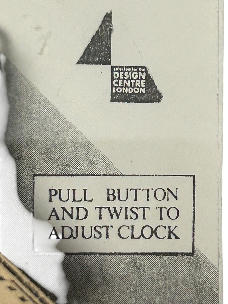 Outer Space Desk Clock by Douglas Chalk 1987 Postmodern German Quart Tested