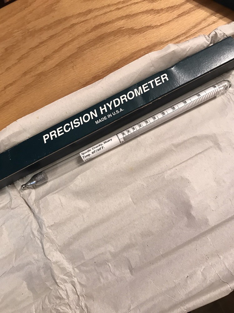 Bellwether Specific Gravity  Precision Hydrometer New 1.00-2.00  6603.7