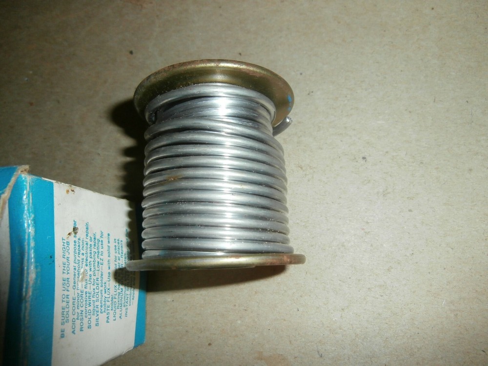 Vintage American Hardware Stores Roll 50/50 Solid Wire Solder