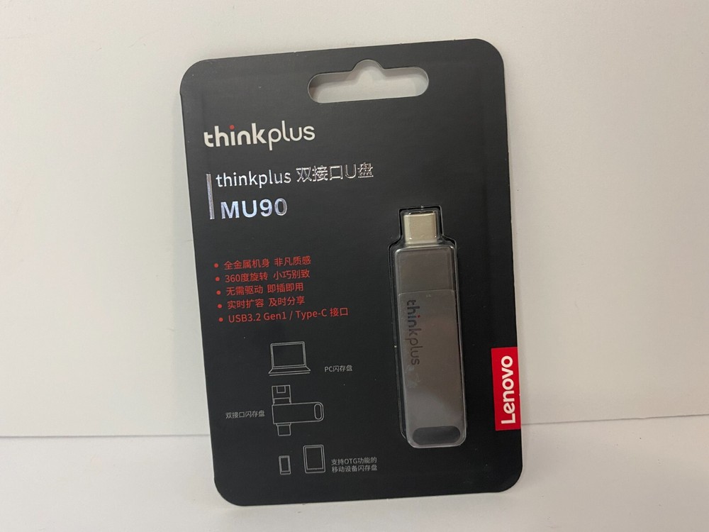 thinkplus MU90 USB3.2 Gen1 +Type-C Metal Disk Rotatable USB LENOVO G-29