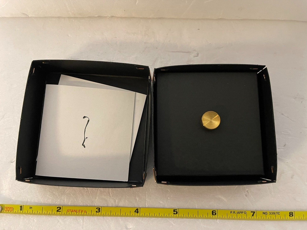 NANIGASHI Shutter Release Button BRASS ' LARGE '  L Size #013411